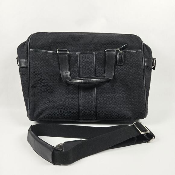 Coach "Hudson" Canvas Commuter Bag - Picture 1 of 6